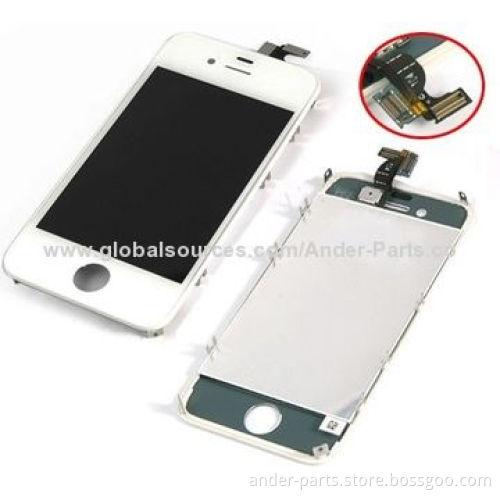LCD Digitizer Glass Assembly for iPhone 4, GSM and CDMA available, LCD Preattached